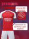 Форма футбольна дитяча Zinchenko (Зінченко) 35 Arsenal (Арсенал), сезон 24/25, 20 розмір, ріст 115-120 см, біло-червона AR-ZN-30 фото 3