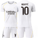 Футбольная форма детская Mbapp&eacute; (Мбаппе) 10 Real Madrid (Реал Мадрид), сезон 2026 28 размер, рост 150-155 см, белая RMB-MB-18 фото 1