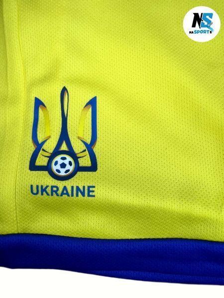 Форма футбольная детская Mudryk (Мудрик) 10 Ukraine (Сборная Украины), сезон 24/25, 20 размер, рост 115-120 см, желтая UK-MD-24 фото