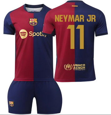Футбольна форма дитяча Neymar Jr. (Неймар) 11 Barcelona (Барселона), сезон 24/25, 20 розмір, ріст 115-120 см, червоно-синій BR-NM-22 фото