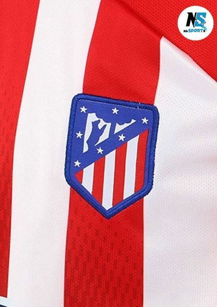 Форма футбольная детская с индивидуальным нанесением Atletico Madrid (Атлетико Мадрид), сезон 24/25, 20 размер, рост 115-120 см, красная с белым AM-IA-22 фото
