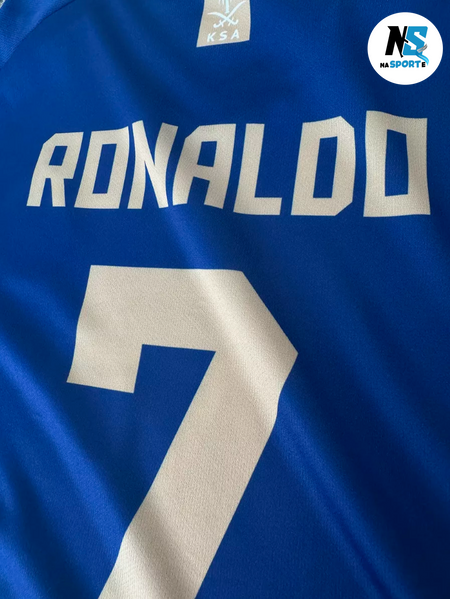 Форма футбольна дитяча Ronaldo (Роналдо) 7 Al-Nasr "Аль-Наср", сезон 24/25, розмір 24 розмір, ріст 130-140 см, синя з золотим FAl-R-24 фото