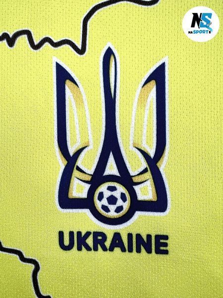 Форма футбольная детская Sudakov (Судаков) 14 Ukraine (Сборная Украины), сезон 24/25, 20 размер, рост 115-120 см, желтая UK-SD-30 фото