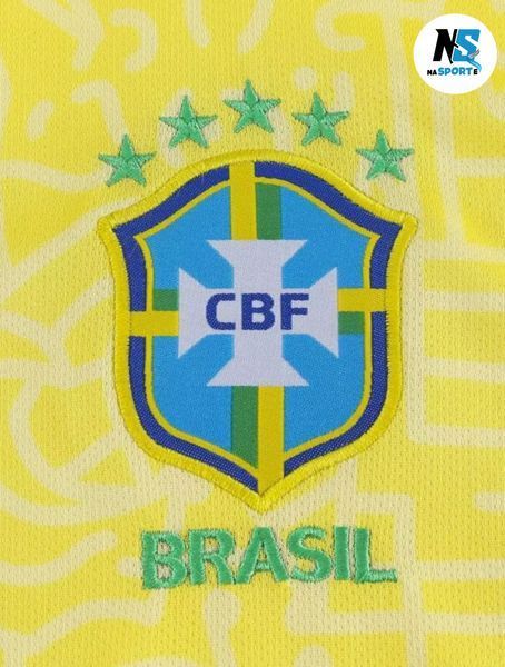 Форма футбольна дитяча Vini Jr. (Вінісіус Жуніор) 7 Brazilian (Збірна Бразилії), сезон 24/25, 20 розмір, ріст 115-120 см, жовто-синя із зеленим BR-VJ-22 фото