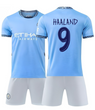 Форма футбольна дитяча Haaland (Голанд) 9 Manchester City (Манчестер Сіті), сезон 24/25, 20 розмір, ріст 115-120 см, синє-блакитна