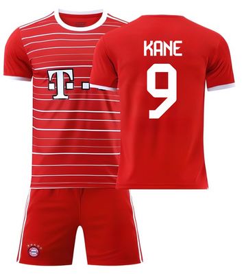 Форма футбольна дитяча Kane (Кейн) 9 Bavaria Munich (Баварія Мюнхен), сезон 24/25, 20 розмір, ріст 115-120 см, червона з білим BMR-KN-30 фото