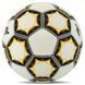 М'яч футбольний №5 PU ламін. SOCCERMAX (№5, 5 сл., пошитий вручну, Білий-золотий) (FB-8079_Білий-золотий) FB-8079_Бел-золотой фото 2