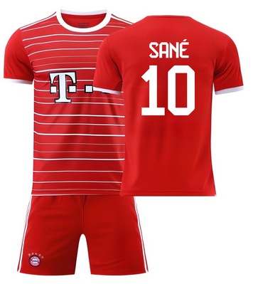 Форма футбольна дитяча San&eacute; (Зане) 10 Bavaria Munich (Баварія Мюнхен), сезон 24/25, 20 розмір, ріст 115-120 см, червона з білим BMR-SN-30 фото