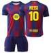 Футбольная форма детская Messi (Месси) 10 Barcelona (Барселона) 20 размер, рост 115-120 см, красно-синий BR-MS-26 фото 1