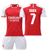Форма футбольна дитяча Saka (Сака) 7 Arsenal (Арсенал), сезон 24/25, 20 розмір, ріст 115-120 см, біло-червона AR-SK-24 фото