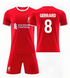 Форма футбольна дитяча Gerrard (Джерард) 8 Liverpool (Ливерпуль), сезон 24/25, 26 размер, рост 140-145 см, красная L-Sa-20 фото 1