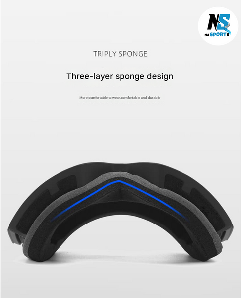 Очки горнолыжные Sposune antifog TPU PC фиолетовая линза (HX035-PR) HX035-PR фото