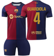 Футбольна форма дитяча Guardiola (Гвардіола) 4 Barcelona (Барселона), сезон 24/25, 20 розмір, ріст 115-120 см, червоно-синій