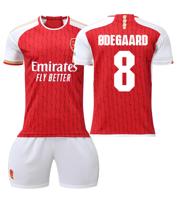 Форма футбольна дитяча &Oslash;degaard (Едегор) 8 Arsenal (Арсенал), сезон 24/25, 20 розмір, ріст 115-120 см, біло-червона AR-&Oslash;D-26 фото