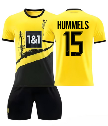 Форма футбольная детская Hummels (Гуммельс) 15 Borussia Dortmund (Боруссия Дортмунд), сезон 24/25, 20 размер, рост 115-120 см, желто-черная BD-HM-28 фото