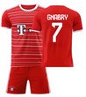 Форма футбольная детская Gnabry (Гнабри) 7 Bavaria Munich (Бавария Мюнхен), сезон 24/25, 20 размер, рост 115-120 см, красная с белым BMR-GN-26 фото