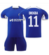 Форма футбольна дитяча Drogba (Дрогба) 11 Chelsea (Челсі), сезон 24/25, 20 розмір, ріст 115-120 см, синьо-біла CH-DB-24 фото 1