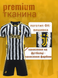 Форма футбольна дитяча Pogba (Погба) 10 Juventus (Ювентус), сезон 24/25, 22 розмір, ріст 125-130 см, чорно-біла з жовтим JV-PG-28 фото 3