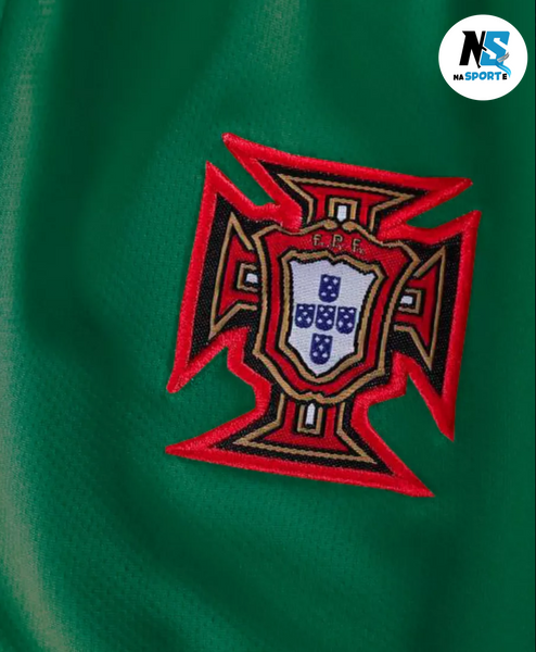 Футбольна форма дитяча з індивідуальним нанесенням Portugal (Збірна Португалії), сезон 24/25, 20 розмір, ріст 115-125 см, червона з зеленим ZР-IA-24 фото