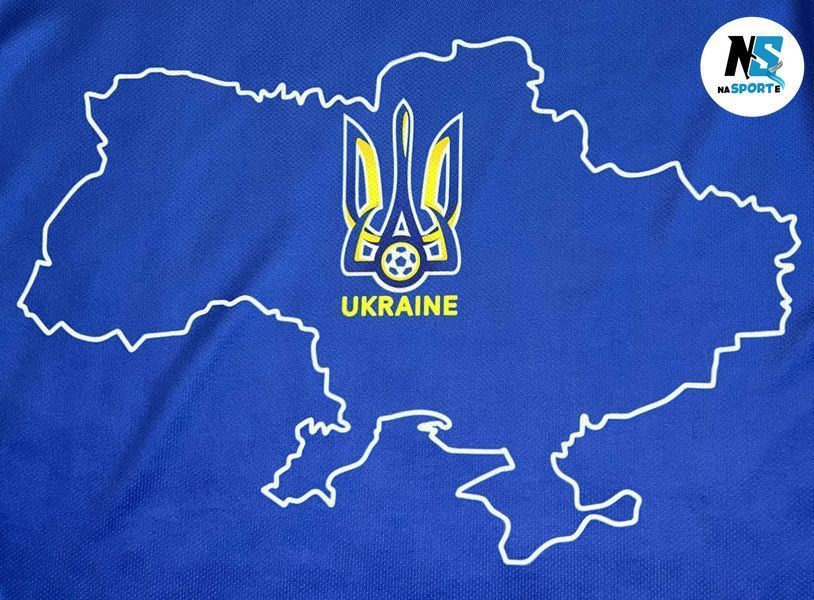 Форма футбольная детская Sudakov (Судаков) 14 Ukraine (Сборная Украины), сезон 24/25, 20 размер, рост 115-120 см, синяя UKB-SD-26 фото