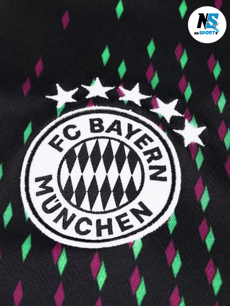 Форма футбольна дитяча Kimmich (Кімміх) 6 Bavaria Munich (Баварія Мюнхен), сезон 24/25, 20 розмір, ріст 115-120 см, чорна з фіолетовим BM-KM-30 фото