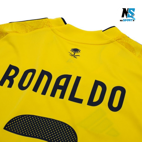 Форма футбольная детская Ronaldo (Роналдо) 7 Al-Nasr Аль-Наср, сезон 2026 размер 20, рост 120-125 см, желтая с черным FAl-YL-28 фото